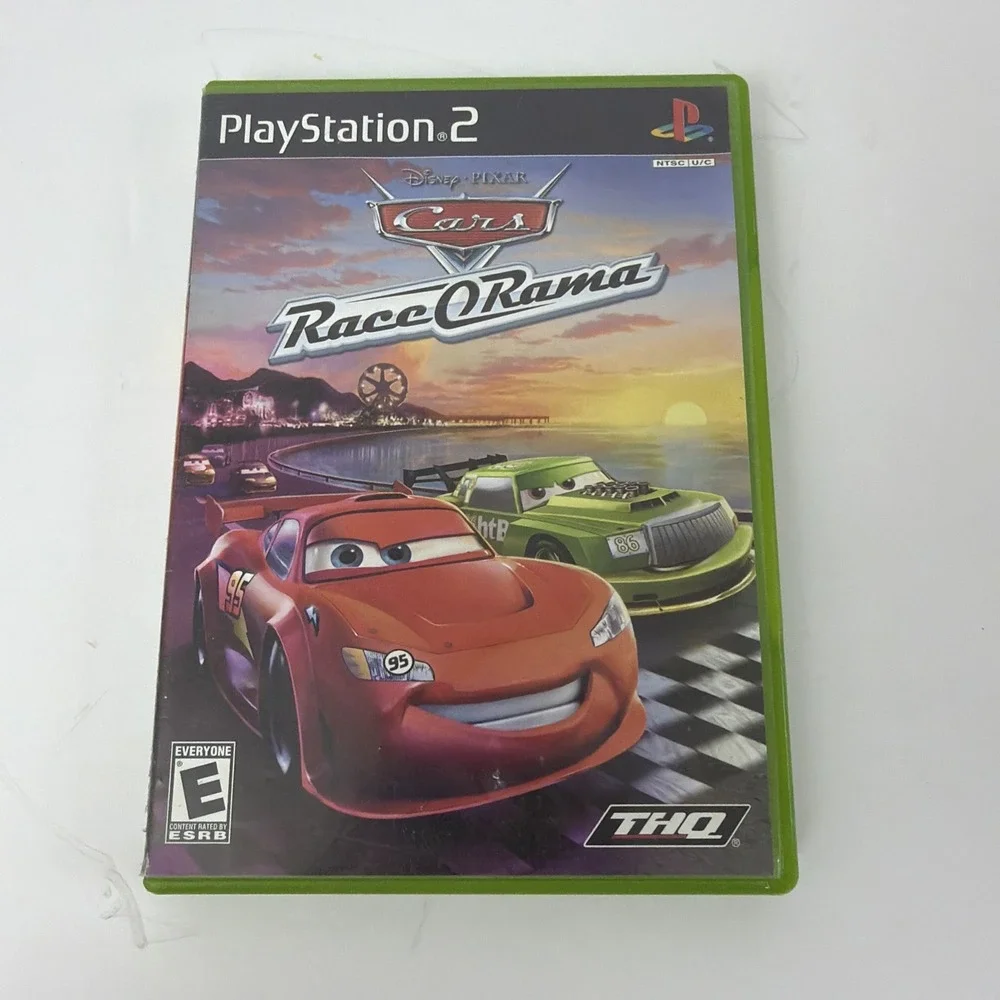 Disney Pixar Cars Race-O-Rama PS2 PlayStation 2 Video Game Untested